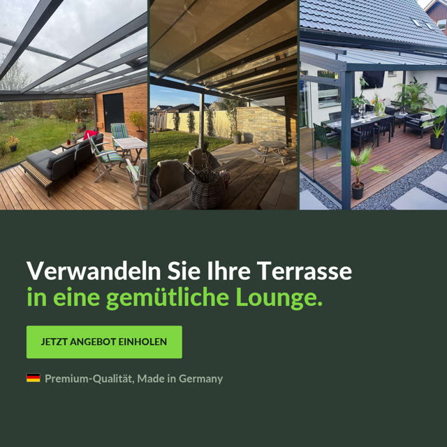 Anzeige: Verwandeln Sie Ihre Terrasse in eine gemütliche Lounge
